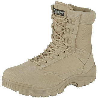Берці тактичні черевики MIL-TEC M.YKK Zipper KHAKI 12822104, фото 1