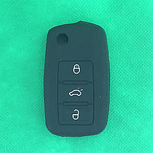 Чехол выкидного авто ключа для VOLKSWAGEN Passat, Caddy, Jetta, Golf (Фольксваген Пассат, Кадди) 3 - кнопки