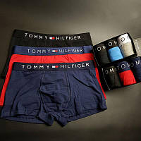 Набор мужских трусов Tommy Hilfiger боксеры в подарочной коробке, мужское нижнее белье из хлопка