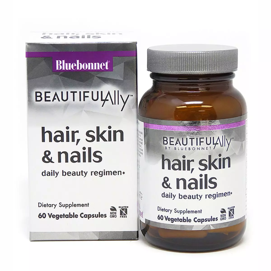 Комплекс для волосся, шкіри та нігтів, Beautiful Ally, Bebonnet Nutrition, Hair, Skin & Nails, 60 капсул