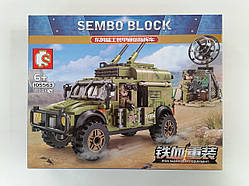 Конструктор 105563 Військовий джип 303 деталі, у коробці