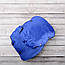 Муфта рукавички роздільні, на коляску / санки, з кишенею, універсальна, для рук, чорний фліс (колір - синій), фото 4