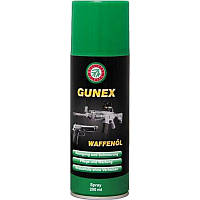 Масло оружейное Gunex-2000 спрей 200 ml