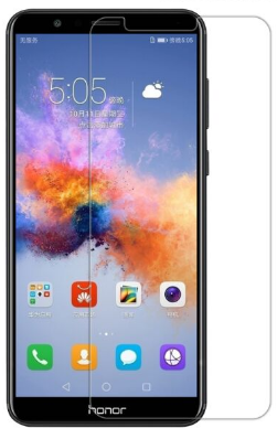 Гідрогелева захисна плівка на HUAWEI Honor 7X на весь екран прозора, фото 1