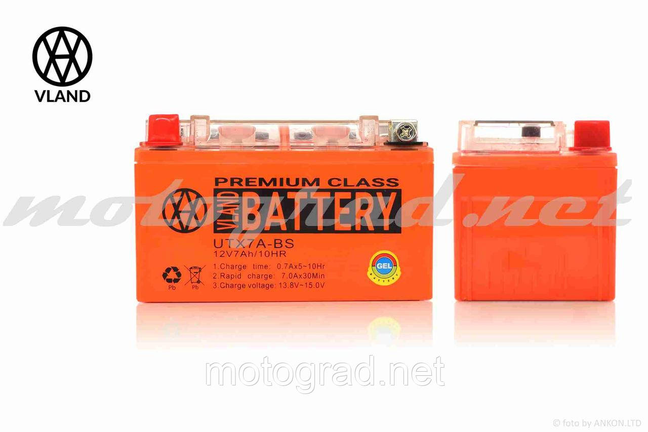Аккумулятор 12V 7A GEL 150-87-94мм UTX7A-BS VLAND , фото 1