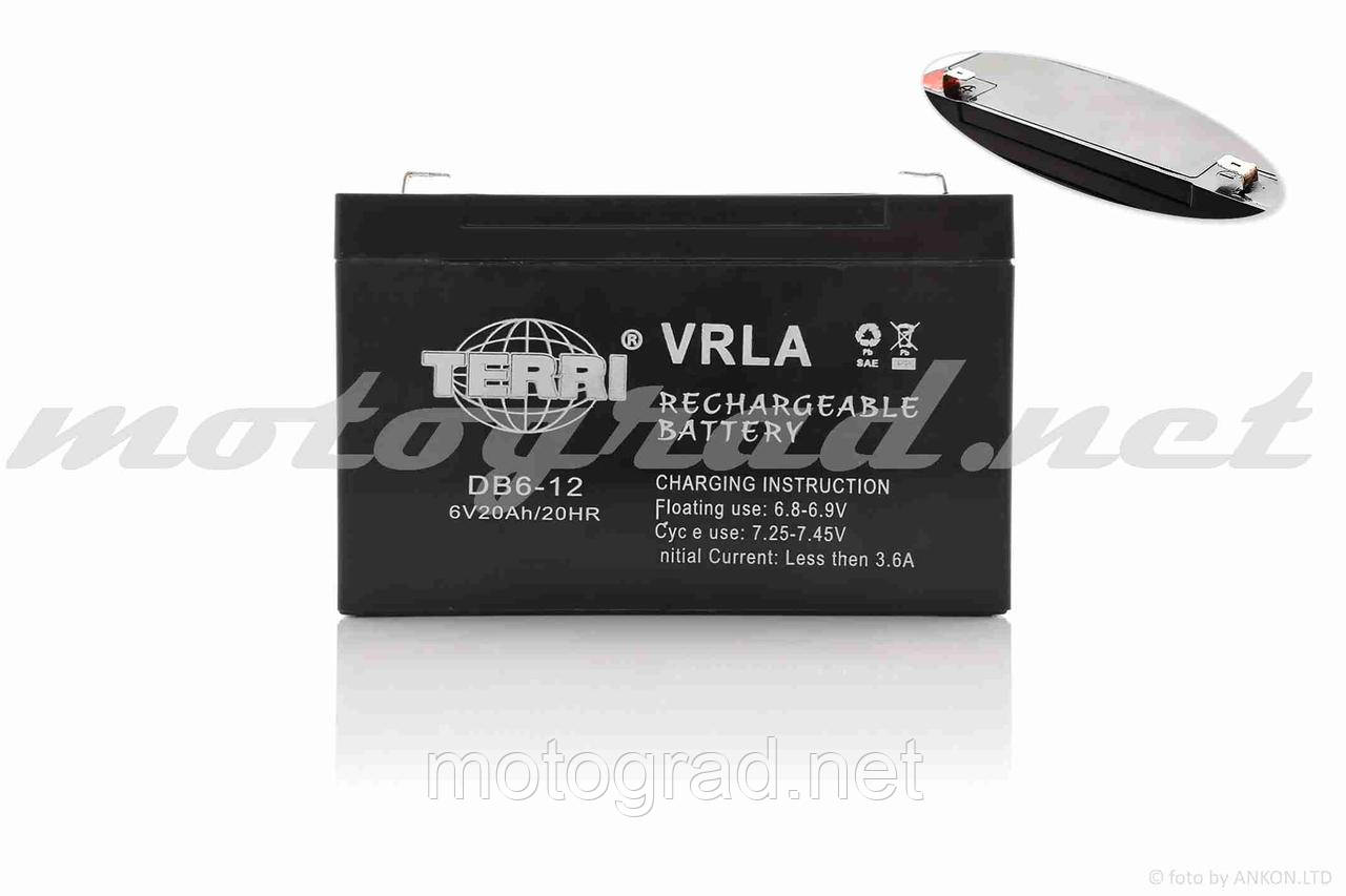 Акумулятор 6V 12A AGM 150-50-90 мм DB6-12 TERRI