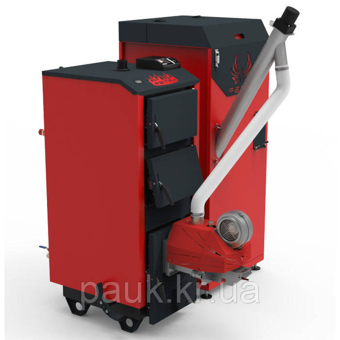Котел на твердому паливі 32 кВт Ретра-5М Combi Comfort STANDART автоматизований, 5 мм, фото 1