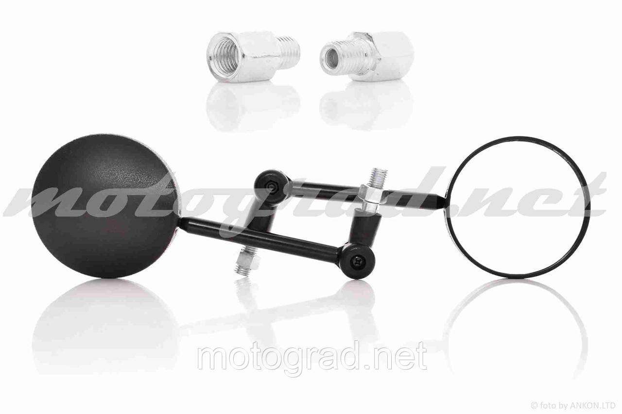 Дзеркала M10 L/R+R #QX-1191 SDTW (круг, складана ніжка)