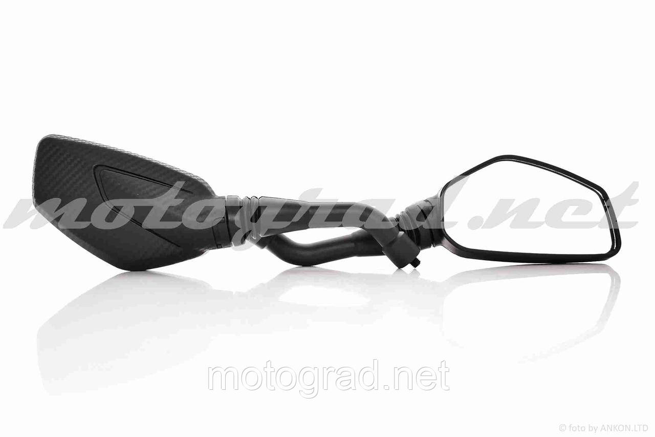 Дзеркала M8 R+R #QX-1248 SDTW (шестикутник, під карбон), фото 1