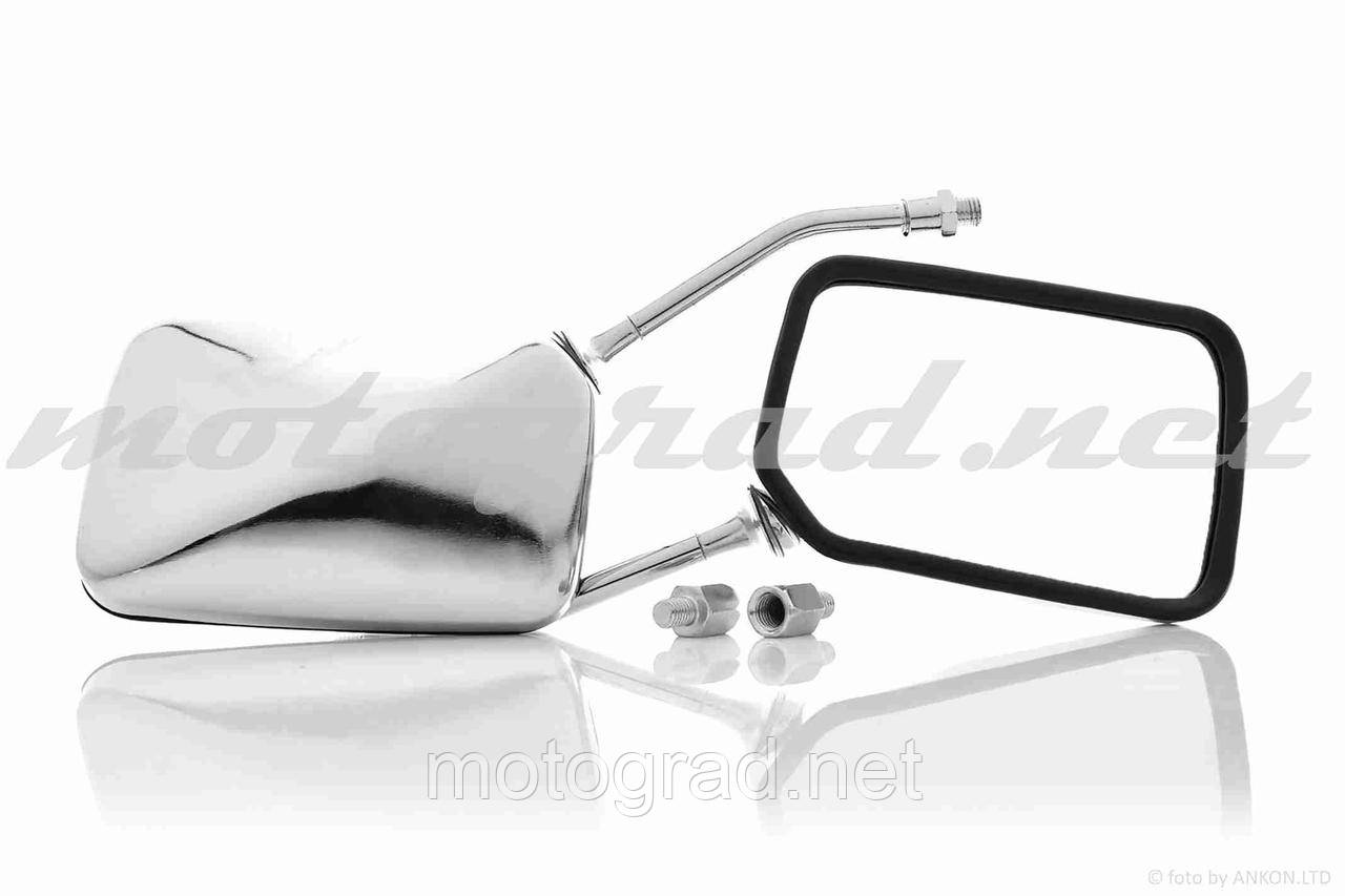 Дзеркала M8/10 прямокутні, хром, фото 1
