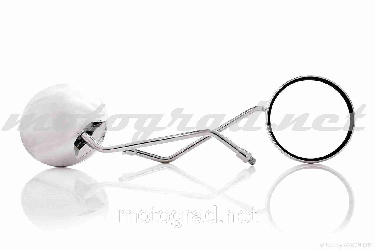 Дзеркала M8/10 R+R #QX-1045CP SDTW (круг, хром)