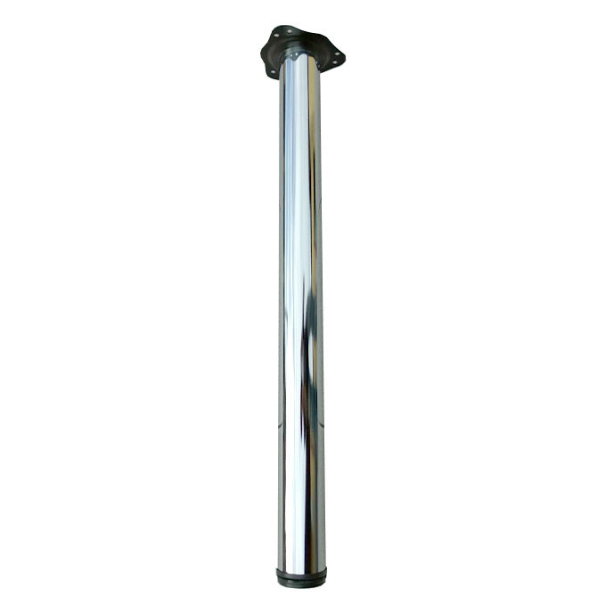 Ніжка меблева регульована опора для столу d-60мм\L-1100мм хром, фото 1