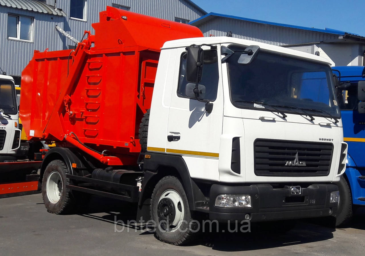 Сміттєвоз з заднім ручним завантаженням КО-441 СБМ-301/4 на базі шасі МАЗ, JAC, DAEWOO, DAYUN, ISUZU