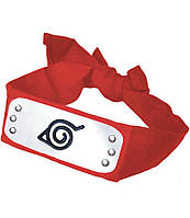 Пов'язка (налобний протектор) Майто Ґая, з символікою "Прихований Лист" - Naruto Cosplay