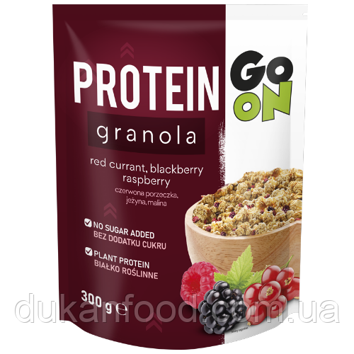 ГРАНОЛА GO ON PROTEIN GRANOLA З ФРУКТАМИ, 300 г
