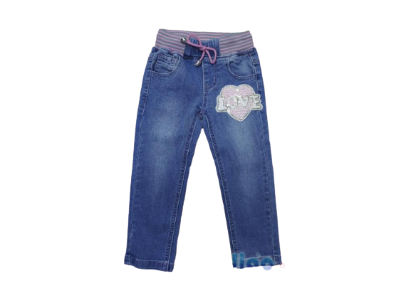 Джинси для дівчинки Yuke jeans I34358 зріст 110