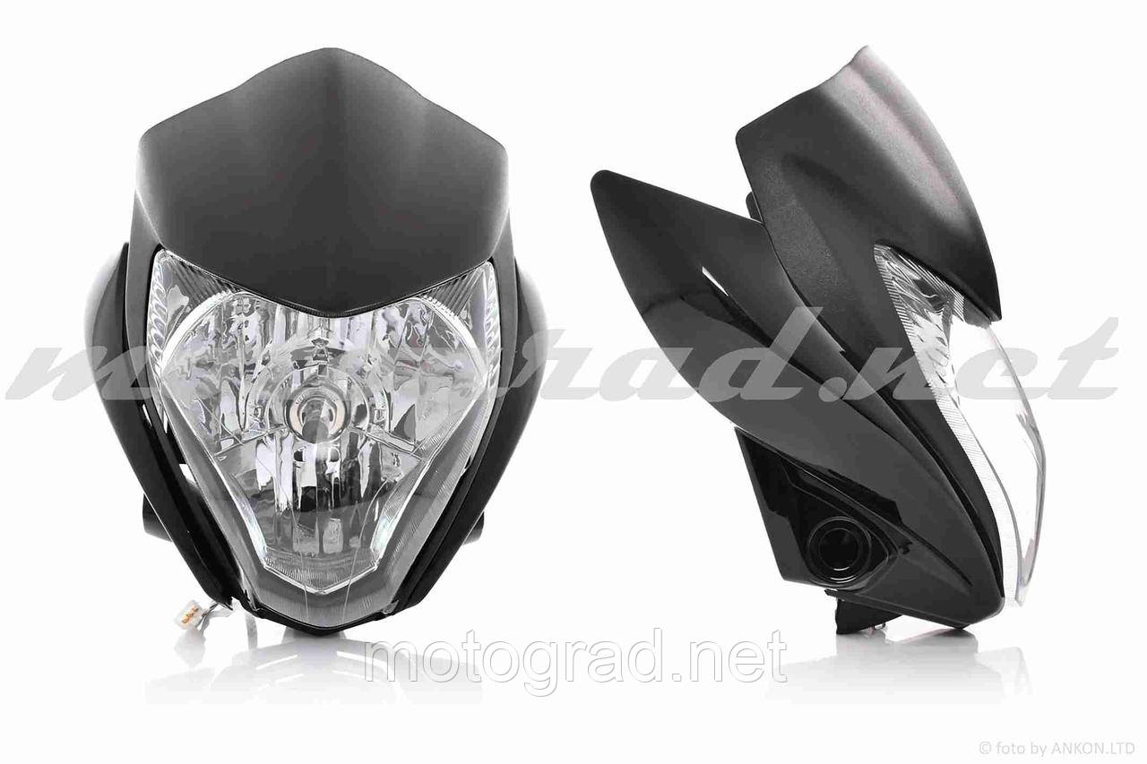 Обтікач із фарою HONDA CB300R 2012 AT-9 чорний, фото 1