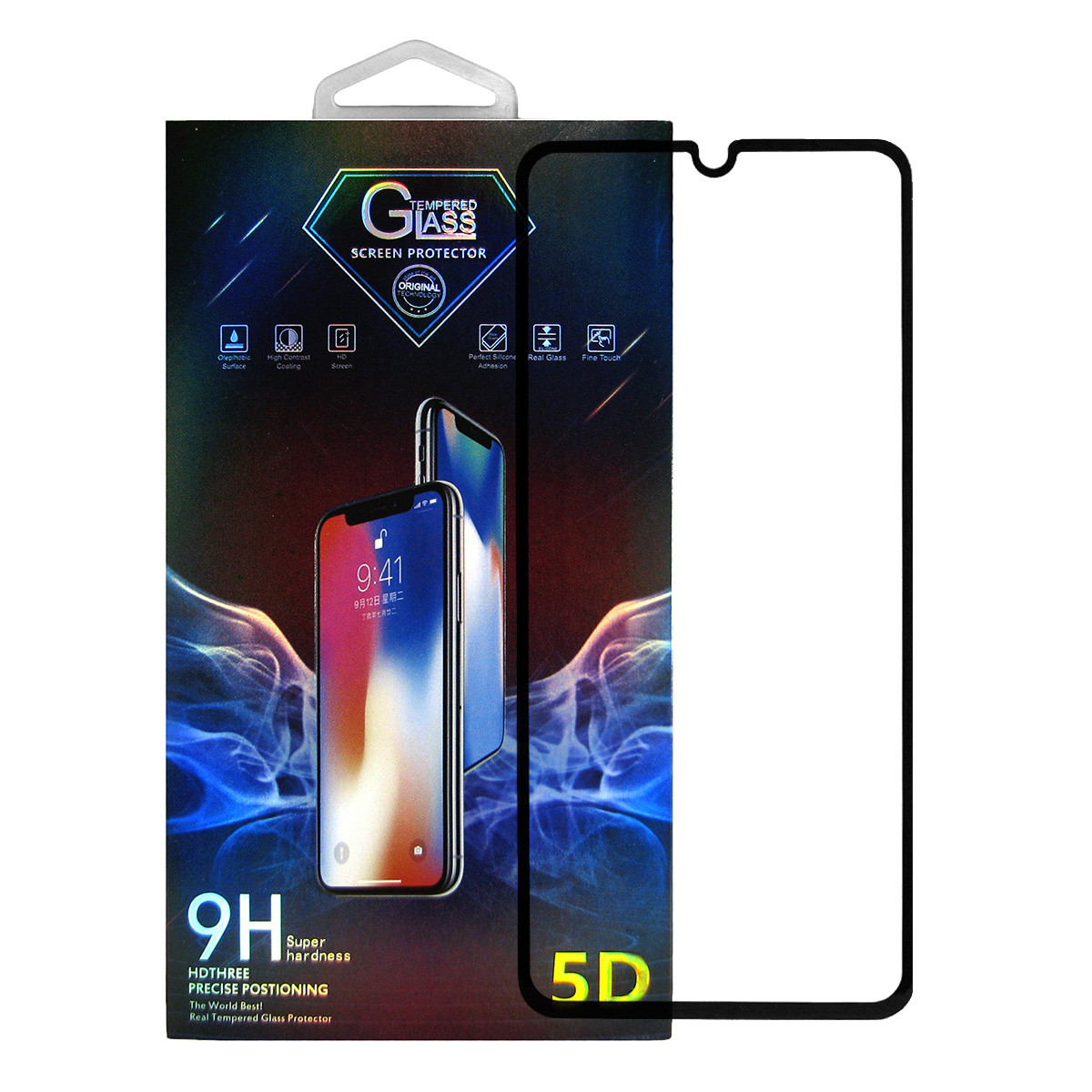 Защитное стекло Premium Glass 5D Full Glue для Samsung Galaxy M31 / M21S Black