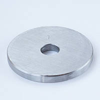 Блин на штангу 1 кг стальной (диск для штанги гантелей металл) W_0236