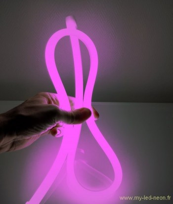Купить Круглый Розовый Лед Неон Гибкий ROUND 220V 360° IP67, Led Neon ...
