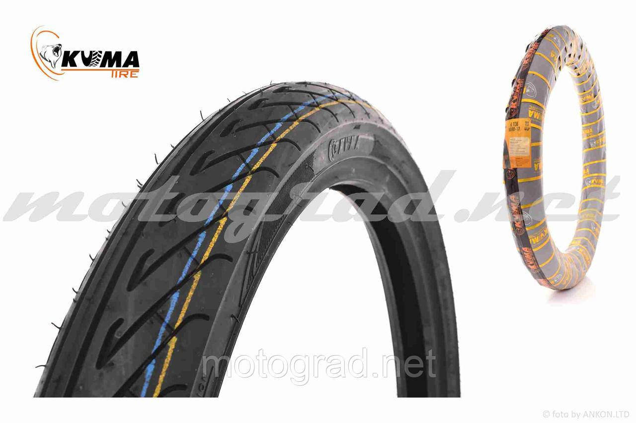 Шина мото 17" 2.75-17 (80/90-17) #K-136 TT, 44P KUMA ВЬЕТНАМ, фото 1