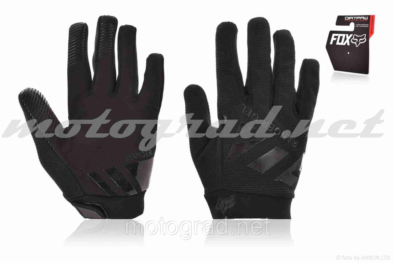 Рукавиці FOX #RG-01, сенсорний палець, XL, чорні, фото 1