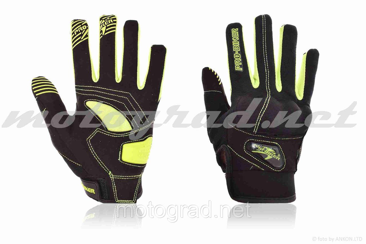 Рукавички мото PRO BIKER MCS-48, XL, зелені, фото 1