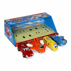 Магнітний конструктор "Кумедний транспорт" Popular Playthings