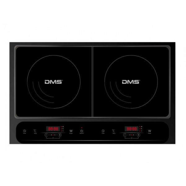 Індукційна плита DMS 2x DIC-3500 3500W Black