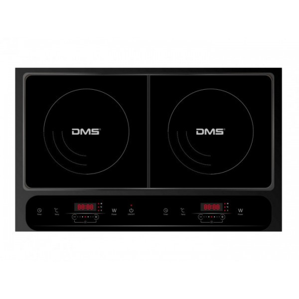 Індукційна плита DMS 2x DIC-3500 3500W Black