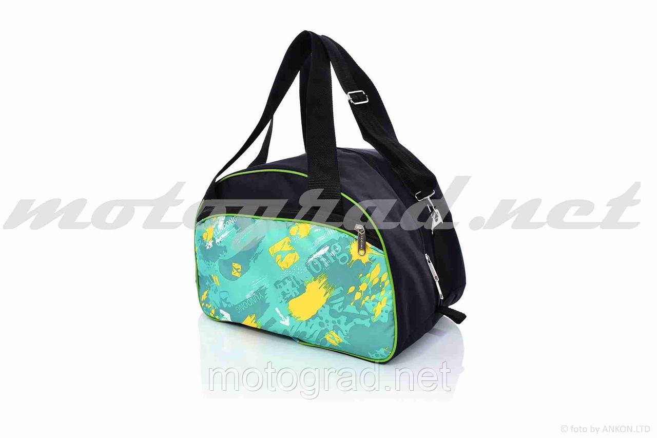 Сумка-чохол для шолома (зелений кант), фото 1