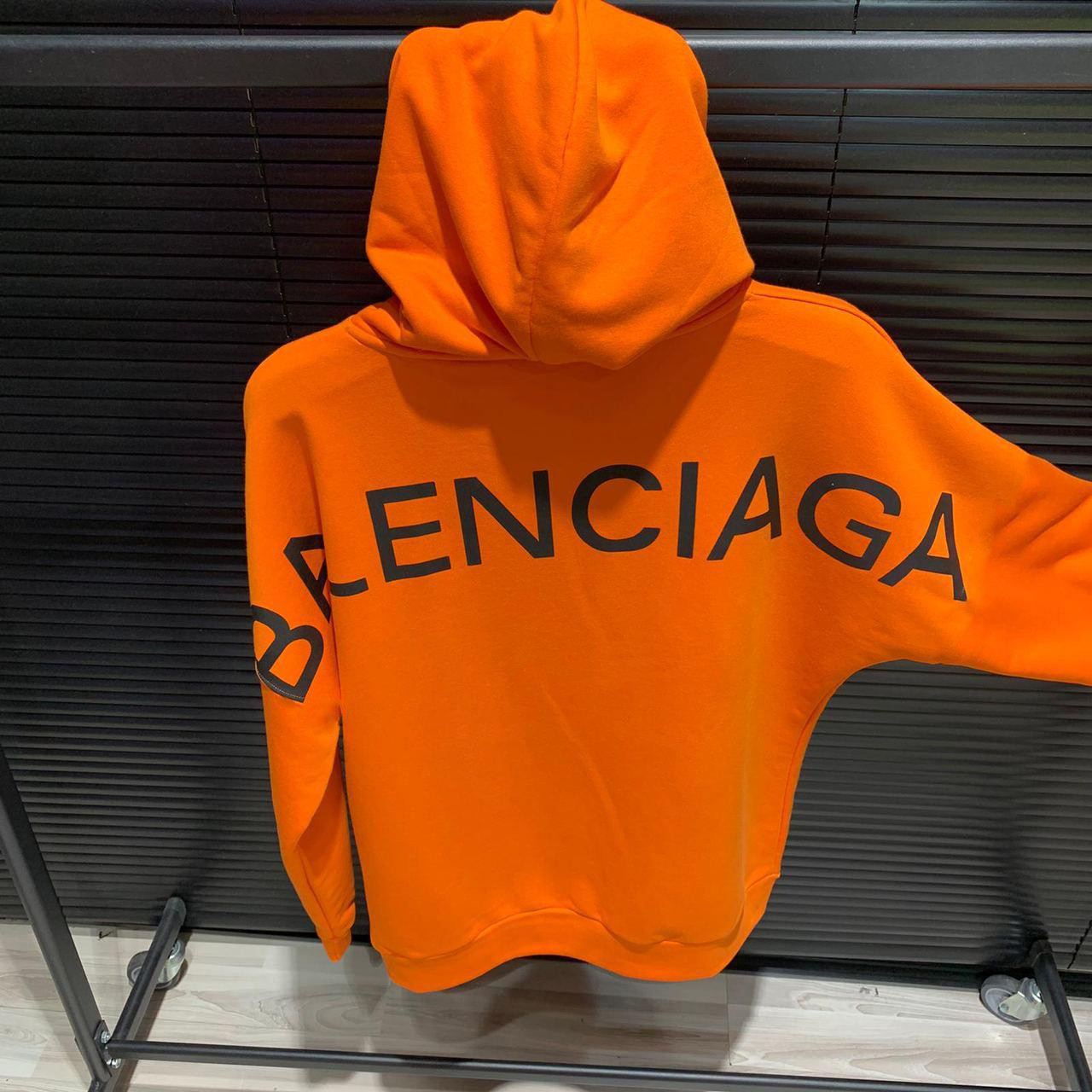 Толстовка помаранчева Balenciaga | худі баленсіага | баленциага кенгуру XS