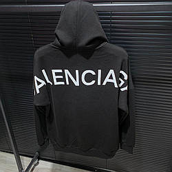 Толстовка чорна Balenciaga back | худі баленсіага | баленциага кенгуру XS