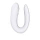 Смартвібратор для пар Satisfyer Double Joy White із широким кліторальним стимулятором  18+, фото 3