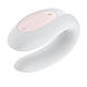 Смартвібратор для пар Satisfyer Double Joy White із широким кліторальним стимулятором  18+, фото 5