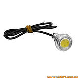 2шт Орлине око 23мм ДХО врізні світлодіодні денні ходові вогні LED DRL led лінзи підсвітка кузова салону, фото 4