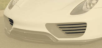 MANSORY air intake fin covers for Porsche 918 Spyder