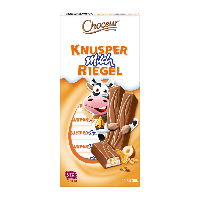 Детский молочный шоколад CHOCEUR Knusper Milch Riegel, 200 g.