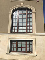 Обрамлення з пінопласту арка на фасад. 200*80мм (№2849)