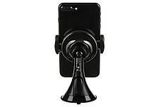 Безпровідний зарядний пристрій (зарядка) для телефону 2E Car Mount Rotating Чорний (2E-WCQ01-03), фото 6