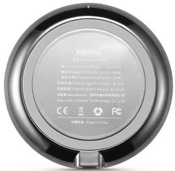 Безпровідний зарядний пристрій (зарядка) для телефону REMAX RP-W11 Linon 10Вт Сріблястий (RP-W11-S), фото 3