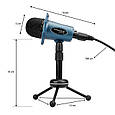 Мікрофон Promate Tweeter-8 Mini-jack 3.5 мм Blue (tweeter-8.blue), фото 7