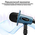 Мікрофон Promate Tweeter-8 Mini-jack 3.5 мм Blue (tweeter-8.blue), фото 3