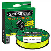 Шнур Spiderwire Stealth Smooth 8 Yellow 150 m & 300 m Spools original USA