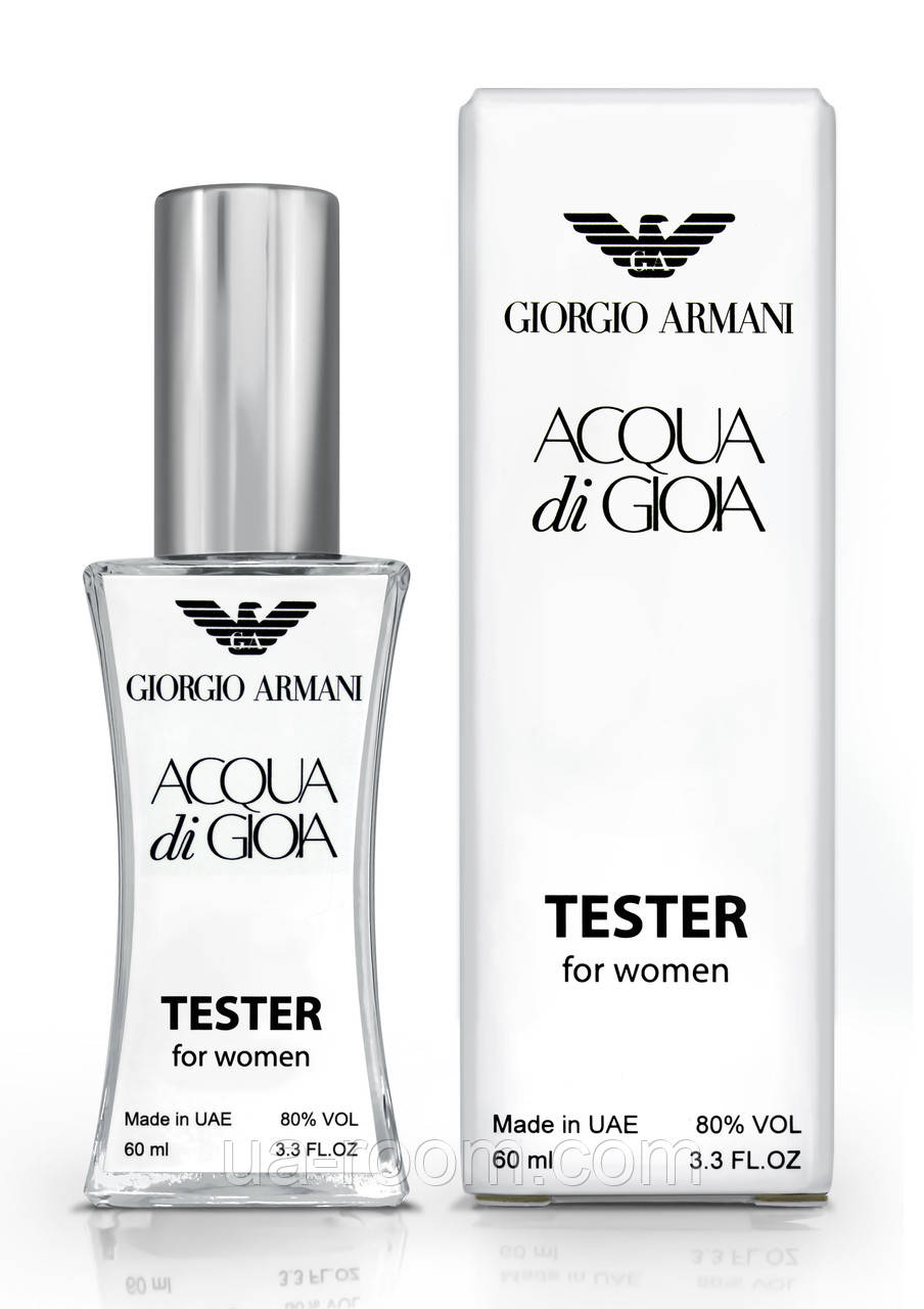 Тестер жіночий Giorgio Armani Aqua di Gioia, 60 мл