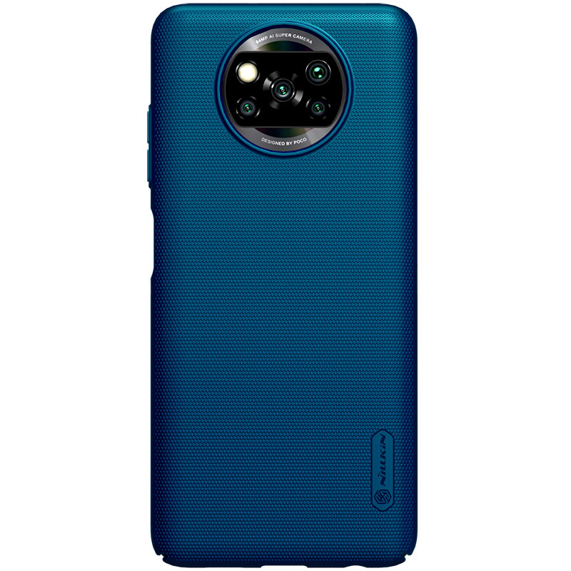 Nillkin Xiaomi Poco X3 NFC Super Frosted Blue Shield Чохол Накладка на Бампер