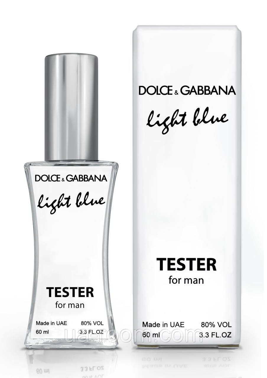 Тестер чоловічий Dolce&Gabbana Light Blue Pour Homme, 60 мл