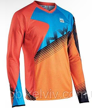 Велокофта (фрірайд) NORTHWAVE DROP JERSEY L/SL oranflu/cia/blk р. XL