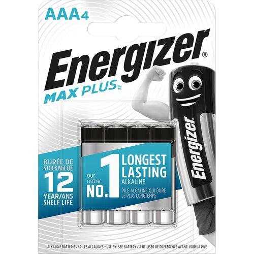 Батарейки лужні ААА Energizer Max Plus AAA LR03 бл4 7638900437485