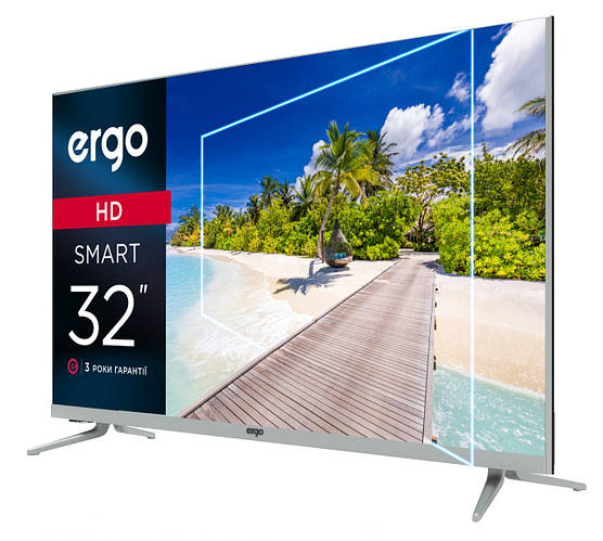 Купить Телевизор 32 диагональ SMART 32'' ERGO 32DHS7000, цена 6799 грн ...